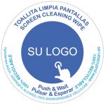 Toallitas PERSONALIZADAS LIMPIA PANTALLAS