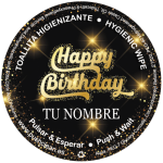 Toallitas REGALO para CUMPLEAÑOS modelo 6