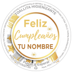 Toallitas personalizadas regalo para cumpleaños