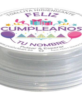 Toallitas para regalo cumpleaños